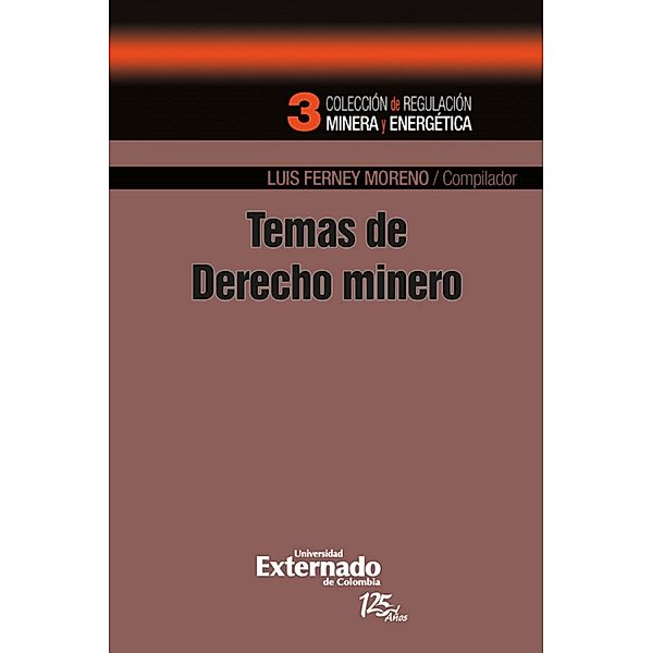 Temas de derecho minero, Luis Ferney Moreno Castillo