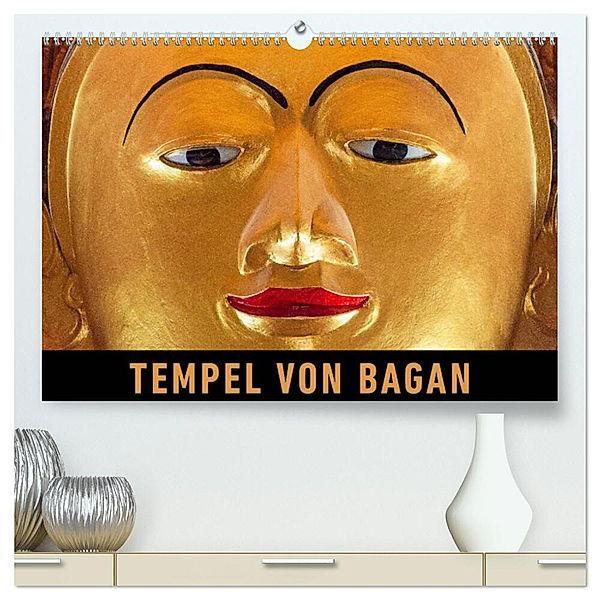 Tempel von Bagan (hochwertiger Premium Wandkalender 2024 DIN A2 quer), Kunstdruck in Hochglanz, Martin Ristl