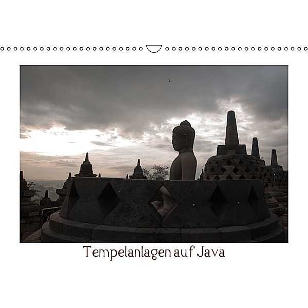 Tempelanlagen auf Java (Wandkalender immerwährend DIN A3 quer), Elisabeth Stephan