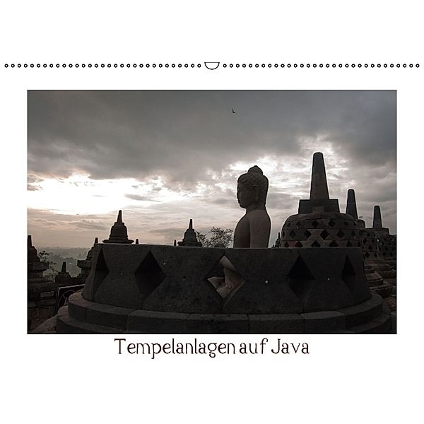 Tempelanlagen auf Java (Wandkalender immerwährend DIN A2 quer), Elisabeth Stephan