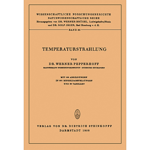 Temperaturstrahlung, Werner Pepperhoff