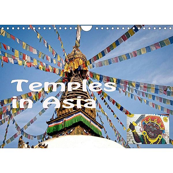 Temples in Asia (Wall Calendar 2023 DIN A4 Landscape), joern stegen