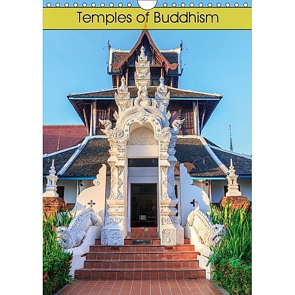 Temples of Buddhism (Wall Calendar 2019 DIN A4 Portrait), Kevin Mcguinness