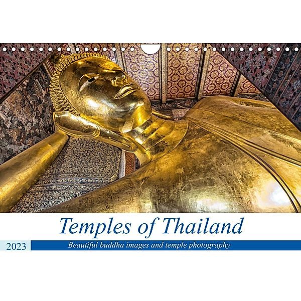 Temples of Thailand (Wall Calendar 2023 DIN A4 Landscape), Bernd Hartner