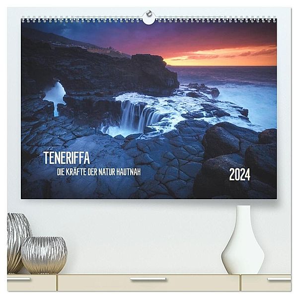 TENERIFFA - DIE KRAFT DER NATUR HAUTNAH (hochwertiger Premium Wandkalender 2024 DIN A2 quer), Kunstdruck in Hochglanz, Jean Claude Castor I 030mm-photography