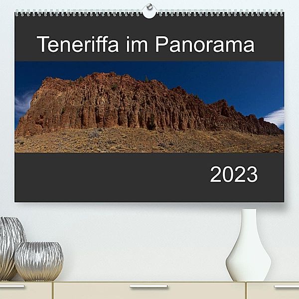 Teneriffa im Panorama (Premium, hochwertiger DIN A2 Wandkalender 2023, Kunstdruck in Hochglanz), Paul Linden