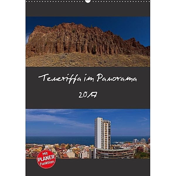 Teneriffa im Panorama (Wandkalender 2017 DIN A2 hoch), Paul Linden