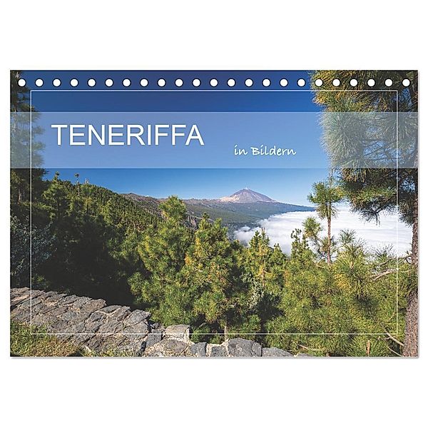 Teneriffa in Bildern (Tischkalender 2024 DIN A5 quer), CALVENDO Monatskalender, Heiko Zahn