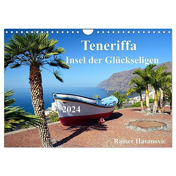 Teneriffa - Insel der Glückseligen (Wandkalender 2024 DIN A4 quer), CALVENDO Monatskalender, www.teneriffaurlaub.es by Rainer Hasanovic
