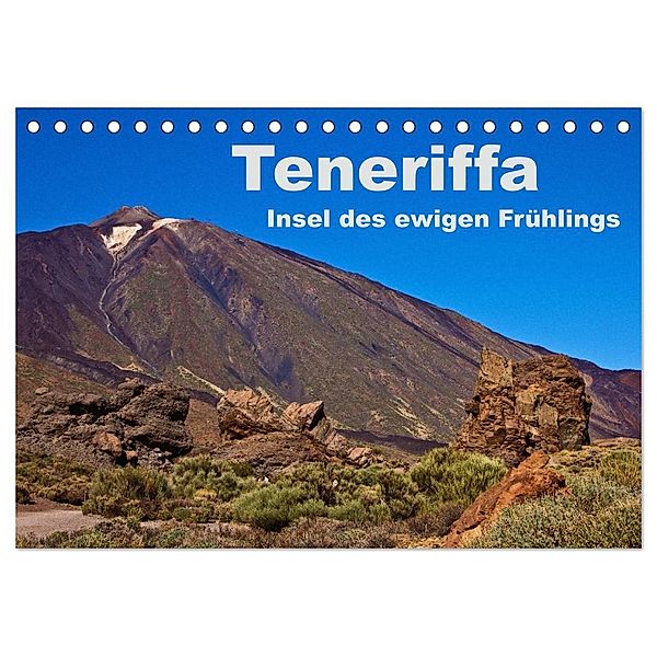 Teneriffa - Insel des ewigen Frühlings (Tischkalender 2024 DIN A5 quer), CALVENDO Monatskalender, Anja Ergler