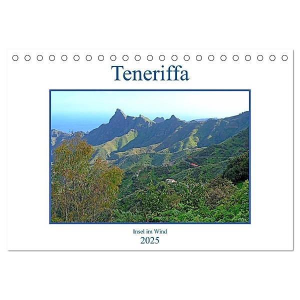 Teneriffa - Insel im Wind (Tischkalender 2025 DIN A5 quer), CALVENDO Monatskalender, Calvendo, Ulrich Gräf
