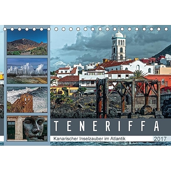 TENERIFFA Kanarischer Inselzauber im Atlantik (Tischkalender 2017 DIN A5 quer), Dieter Meyer