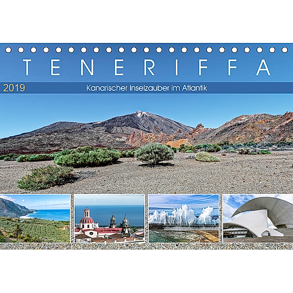 TENERIFFA Kanarischer Inselzauber im Atlantik (Tischkalender 2019 DIN A5 quer), Dieter Meyer