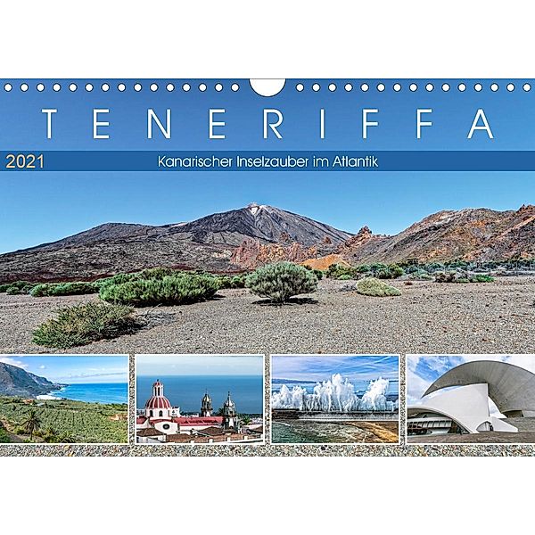 TENERIFFA Kanarischer Inselzauber im Atlantik (Wandkalender 2021 DIN A4 quer), Dieter Meyer