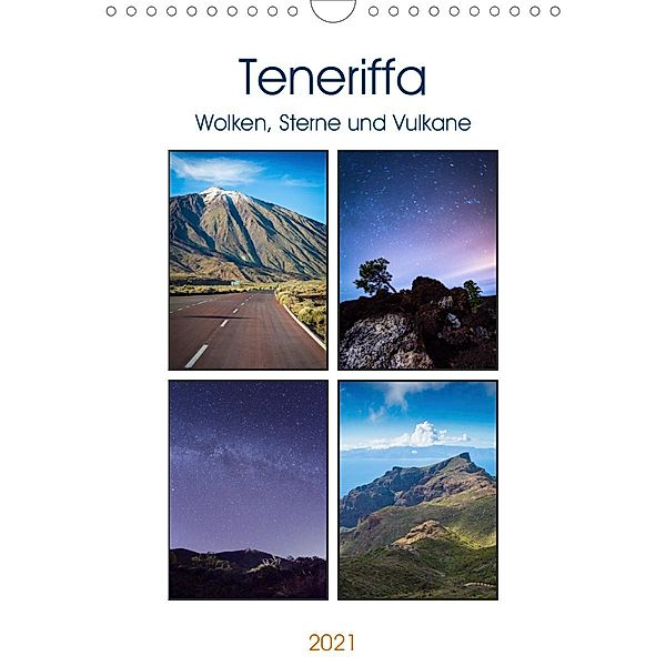 Teneriffa - Wolken, Sterne und Vulkane (Wandkalender 2021 DIN A4 hoch), Martin Wasilewski