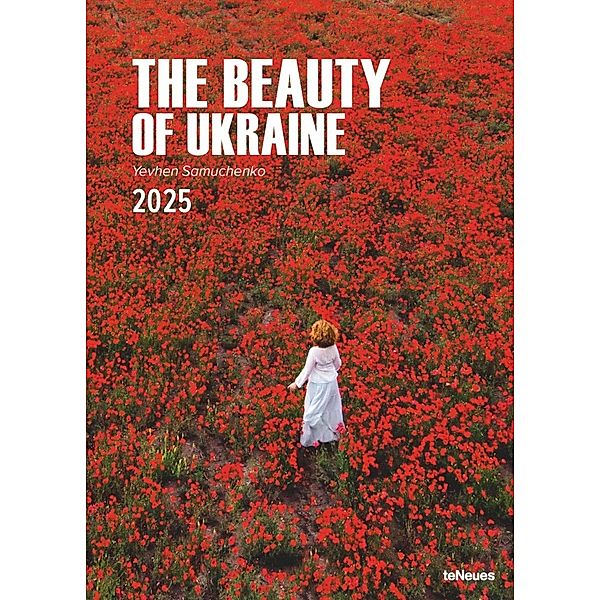 teNeues - The Beauty of Ukraine 2025 Wandkalender, 50x70cm, Kalender mit außergewöhnlichen Landschaftsfotografien, zerbrechliche Schönheit in poetischen Bildern, fotografiert von Yevhen Samuchenko