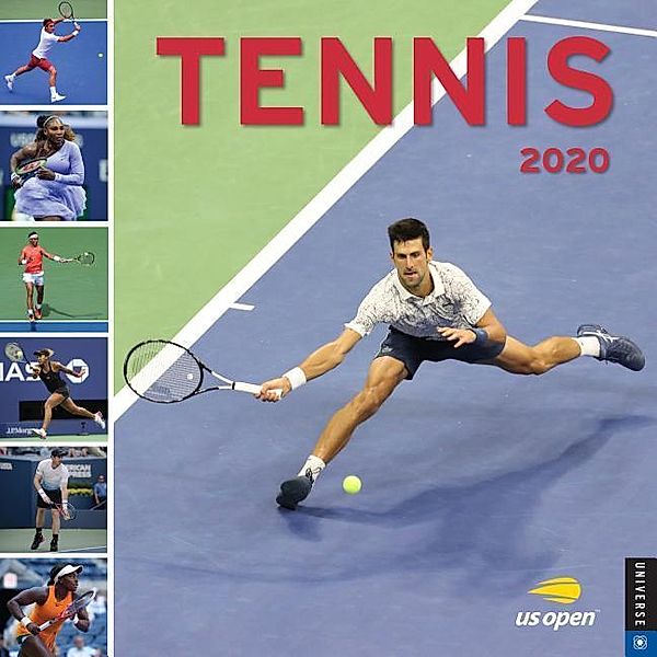 Tennis 2020 Wall Calendar, United States Tennis Association