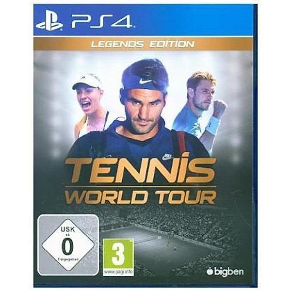 Tennis World Tour, 1 PS4-Blu-ray Disc (Legends Edition)