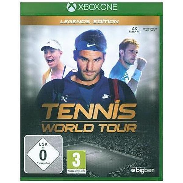 Tennis World Tour, 1 XBox One-Blu-ray Disc (Legends Edition)