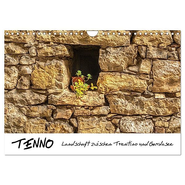 Tenno - Landschaft zwischen Trentino und Gardasee (Wandkalender 2024 DIN A4 quer), CALVENDO Monatskalender, Ulrich Männel studio-fifty-five