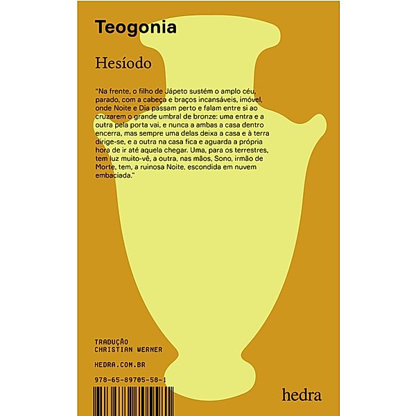 Teogonia / Hedra Edições, Hesíodo