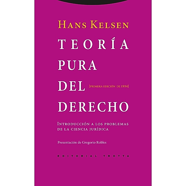 Teoría pura del derecho / Estructuras y Procesos. Derecho, Hans Kelsen