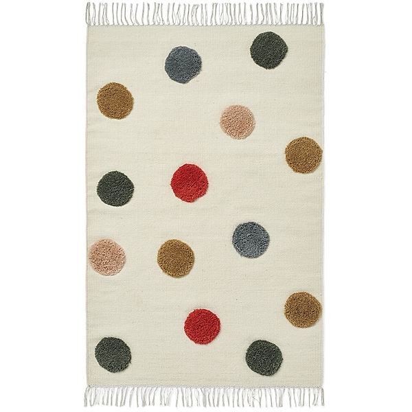 LIEWOOD Teppich MULTI DOTS (120x80) in sand