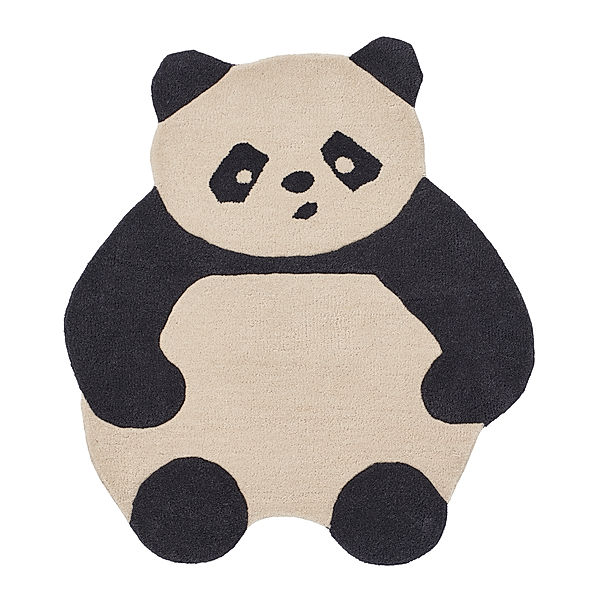 LIEWOOD Teppich PANDA (78x90) in creme/schwarz