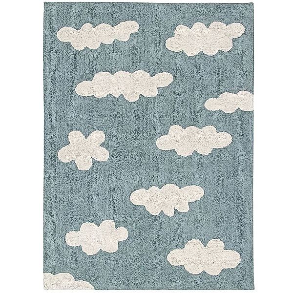 Lorena Canals Teppich VINTAGE WOLKEN (120x160) in blau