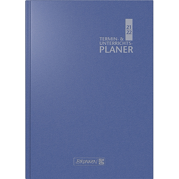 Termin-/Unterrichtsplaner 2021/2022, Ringbuch-Kalender mit Einlage, A5 blau
