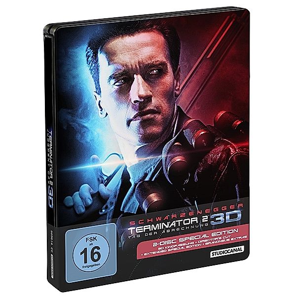 Terminator 2 - 3D-Version (Steelbook), Arnold Schwarzenegger, Linda Hamilton