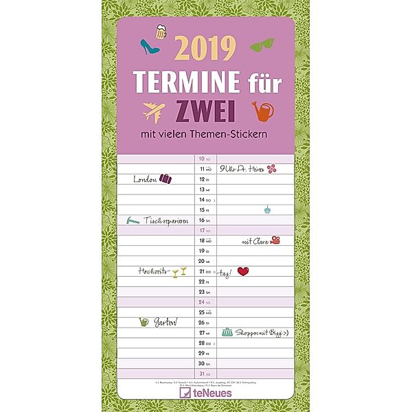 Termine für 2 Colour 2019