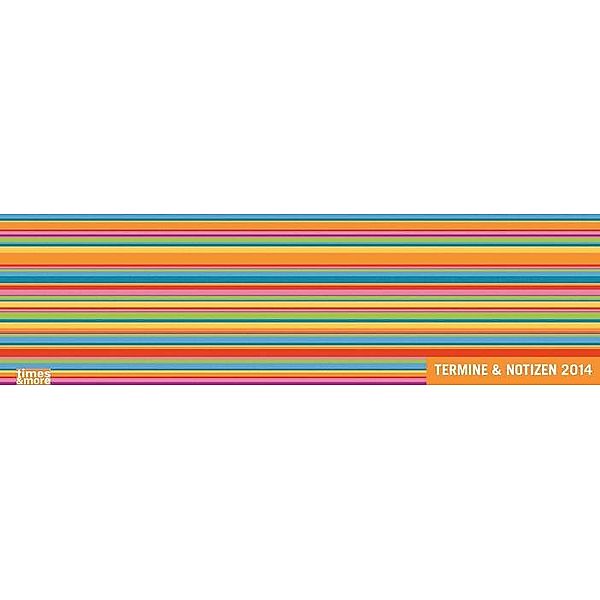 Termine & Notizen, Querplaner, Motiv Streifen 2014