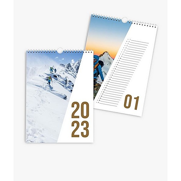 Terminkalender 2023 gestalten mit eigenen Fotos (A4 Hoch) im Design Action
