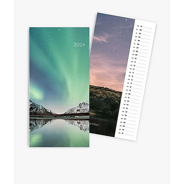 Terminkalender 2024 gestalten mit eigenen Fotos (20 x 40 cm) im Design Landscapes