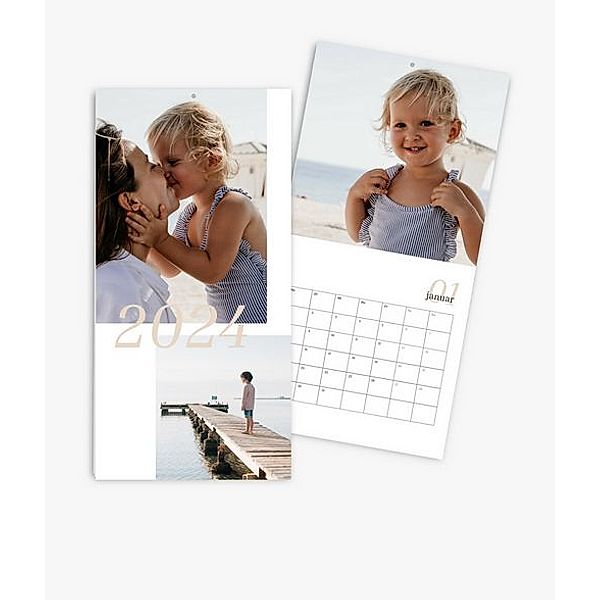 Terminkalender 2024 gestalten mit eigenen Fotos (20 x 40 cm) im Design Beach Time