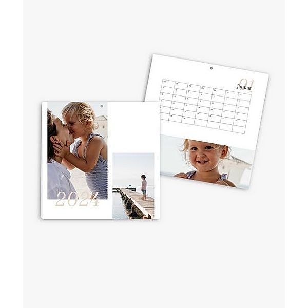Terminkalender 2024 gestalten mit eigenen Fotos (20 x 20 cm) im Design Beach Time
