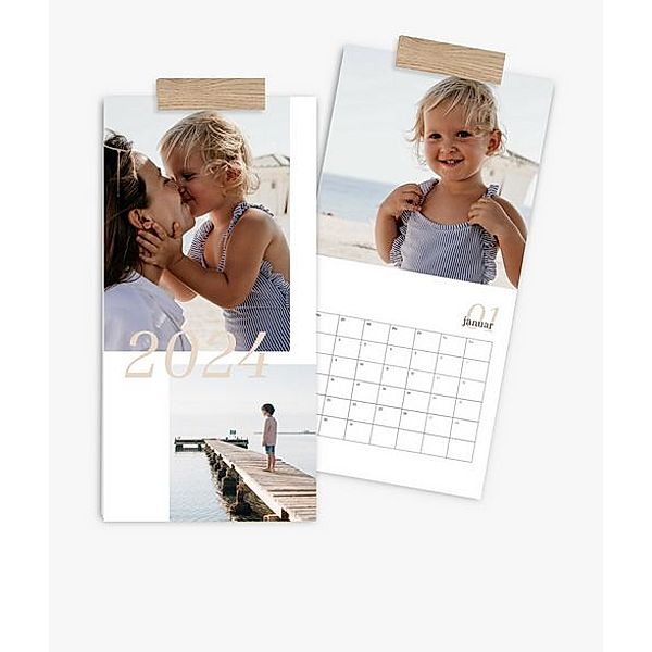 Terminkalender 2024 gestalten mit eigenen Fotos (20 x 40 cm) im Design Beach Time