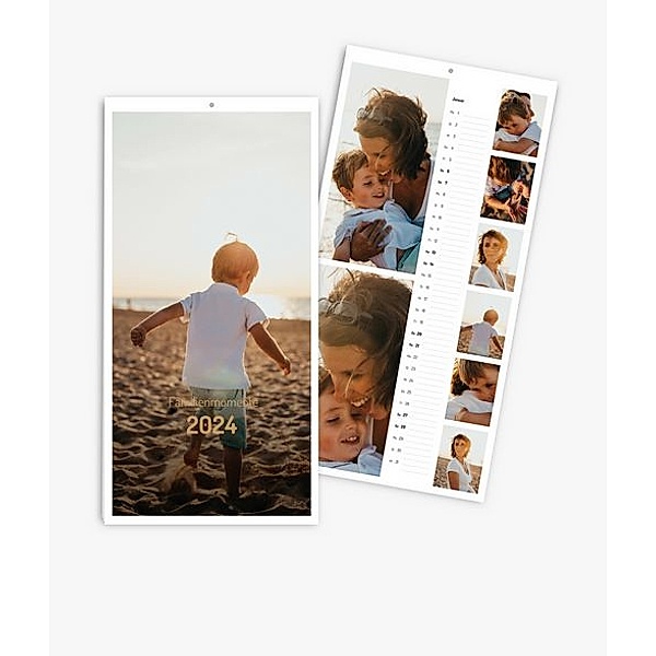 Terminkalender 2024 gestalten mit eigenen Fotos (20 x 40 cm) im Design Memories
