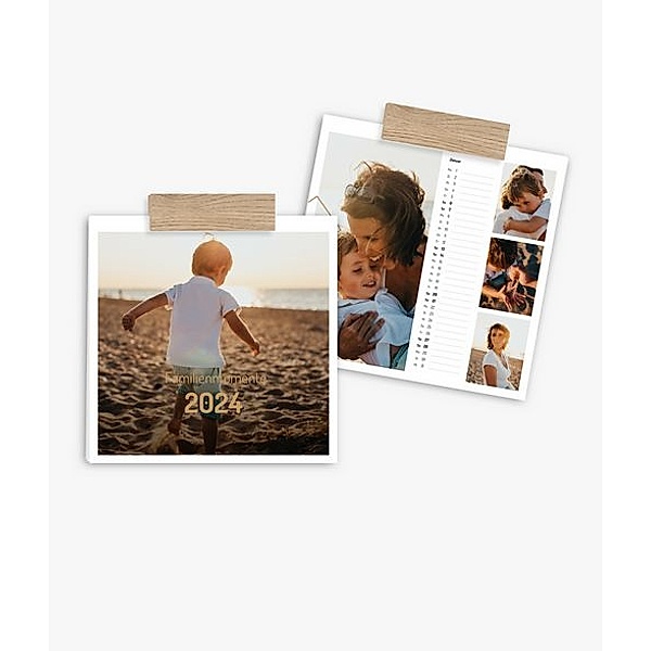 Terminkalender 2024 gestalten mit eigenen Fotos (20 x 20 cm) im Design Memories