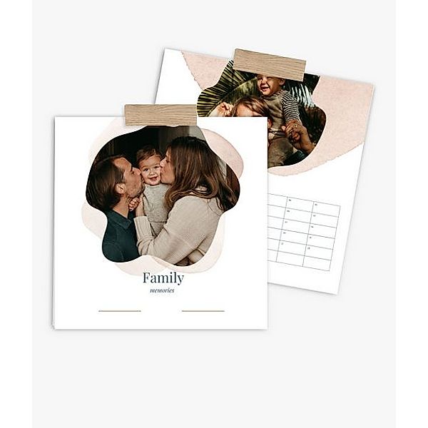 Terminkalender 2024 gestalten mit eigenen Fotos (30 x 30 cm) im Design Family Memories