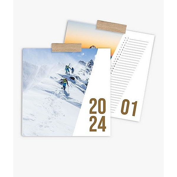 Terminkalender 2024 gestalten mit eigenen Fotos (30 x 30 cm) im Design Action