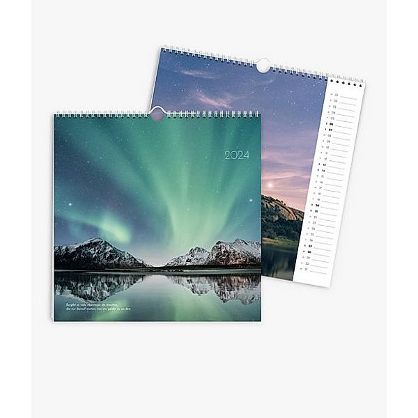 Terminkalender 2024 gestalten mit eigenen Fotos (30 x 30 cm) im Design Landscapes
