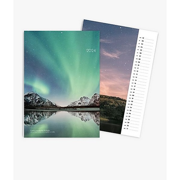 Terminkalender 2024 gestalten mit eigenen Fotos (A3 hoch) im Design Landscapes