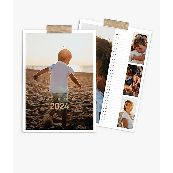 Terminkalender 2024 gestalten mit eigenen Fotos (A3 hoch) im Design Memories
