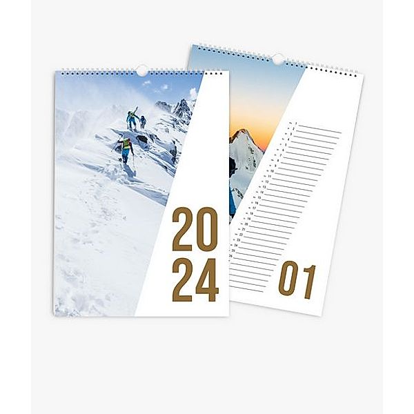 Terminkalender 2024 gestalten mit eigenen Fotos (A3 hoch) im Design Action