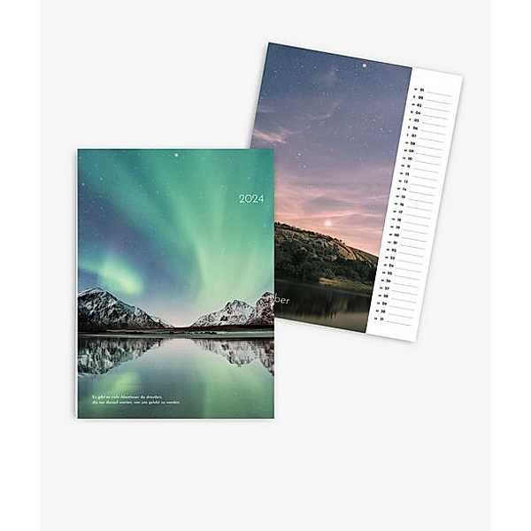 Terminkalender 2024 gestalten mit eigenen Fotos (A4 hoch) im Design Landscapes