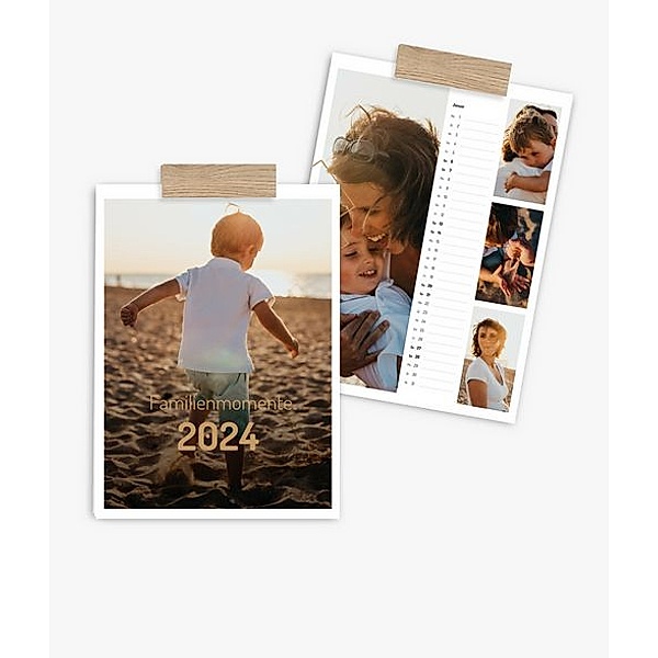 Terminkalender 2024 gestalten mit eigenen Fotos (A4 hoch) im Design Memories