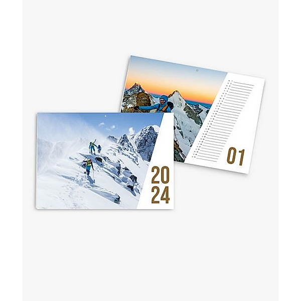 Terminkalender 2024 gestalten mit eigenen Fotos (A4 quer) im Design Action
