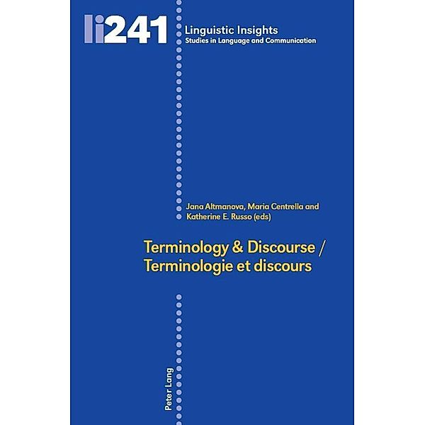 Terminology & Discourse/Terminologie et discours